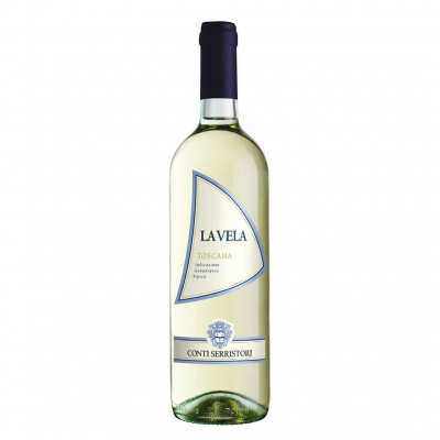 Изображение товара Вино белое сухое Conti Serristori La Vela Toscana IGT 0,75 л