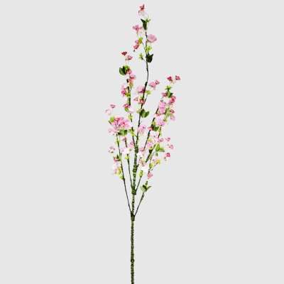 Изображение товара Ветка Конэко-О искусственная, цветущего персика, розовый 158 см