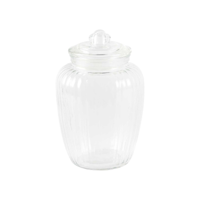 Изображение товара Банка для сыпучих продуктов HomeFeel стеклянная крышка 2,4 л