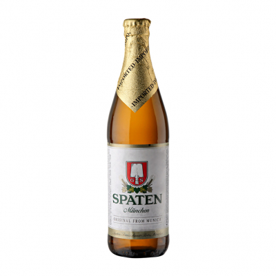 Изображение товара Пиво светлое фильтрованное Spaten Munchen 5,2% 0,5л
