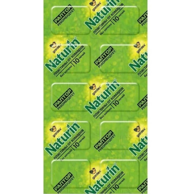 Изображение товара Пластины от комаров Gardex Naturin универсальные 10 шт для электрофумигатора