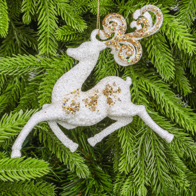 Изображение товара Ёлочная игрушка Kurt S. Adler олень с блёстками 12 см праздничное украшение