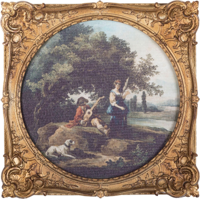 Изображение товара Картина Glasar под старину, масло 30х4х30 см