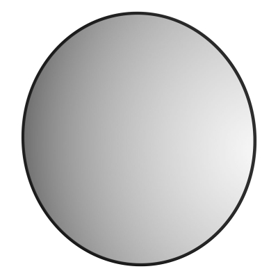 Изображение товара Круглое зеркало Evoform с черной окантовкой 90 см для ванной и интерьера