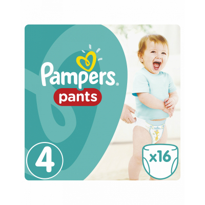 Изображение товара Подгузники-трусики Pampers 9-14кг 16 шт для детей комфорт и сухость