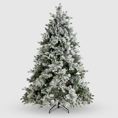 Изображение товара Искусственная елка Flora Стелла флоккато 270 см с белой хвоей для праздничного интерьера