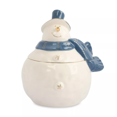 Изображение товара Емкость для хранения Anna Lafarg снеговик 18,5 см для сыпучих продуктов
