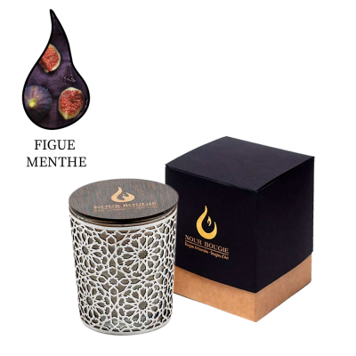 Изображение товара Аромасвеча Nour Bougie Stockholm Figue menthe 450 г натуральная ручная работа