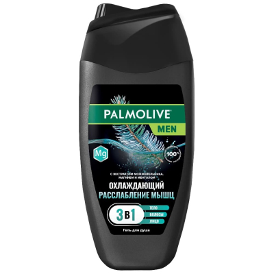 Изображение товара Гель для душа мужской Palmolive MEN 3 в 1 охлаждающий 250 мл