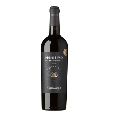 Изображение товара Вино сортовое выдержанное полусухое красное Giordano Primitivo di Manduria Riserva D.O.C.