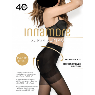 Изображение товара Колготки Innamore Super slim 40 miele для женщин всесезонные эластичные