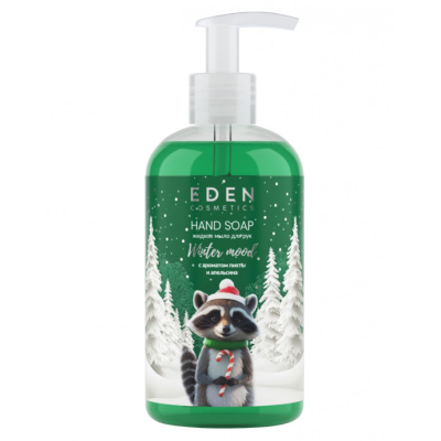 Изображение товара Жидкое мыло для рук Eden winter mood green с экстрактом апельсина и эфирным маслом пихты 245 мл