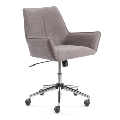 Изображение товара Кресло TC Murano хром велюр/букле бежевый для офиса и дома Изображение товара Кресло TC Murano хром велюр/букле бежевый для офиса и дома