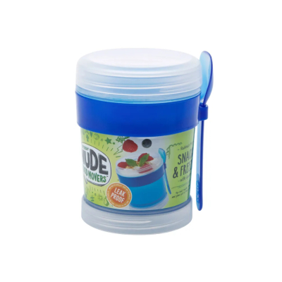 Изображение товара Контейнер Smash для закуски 175 мл с ложкой в ассортименте