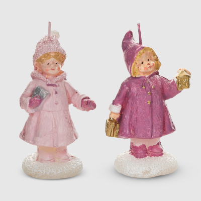 Изображение товара Декоративная свеча Mercury NY Greta 10 см в ассортименте, разноцветная