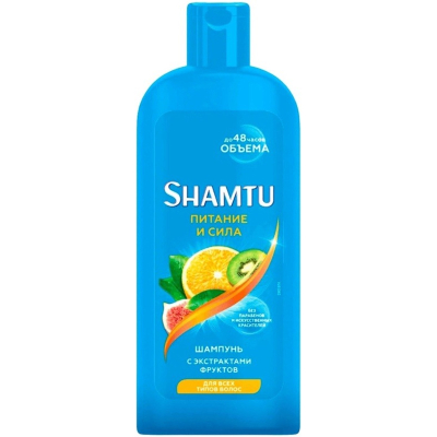 Изображение товара Шампунь Shamtu Питание и сила с экстрактами фруктов 300 мл