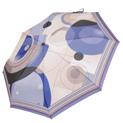 Изображение товара Женский автоматический зонт Fabretti облегченный 3 сложения фиолетовый Изображение товара Женский автоматический зонт Fabretti облегченный 3 сложения фиолетовый