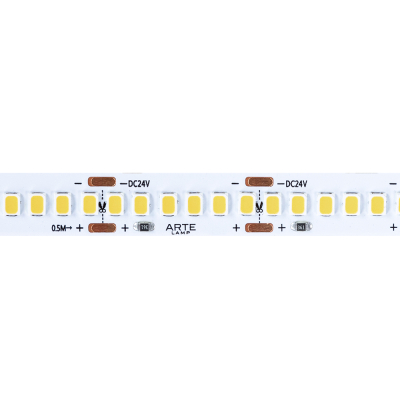 Изображение товара Светодиодная лента 24V 14,4W/m 6000K 5м Arte Lamp TAPE A2424010-03-6K для интерьера