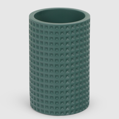 Изображение товара Стакан для зубных щеток Aspire sanitary из полирезина зеленый