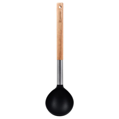 Изображение товара Половник Bergner Naturally 31x8 см из нержавеющей стали и каучукового дерева Изображение товара Половник Bergner Naturally 31x8 см из нержавеющей стали и каучукового дерева