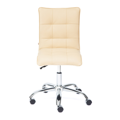 Изображение товара Комфортное компьютерное кресло TC до 100 кг бежевое с механизмом подъема