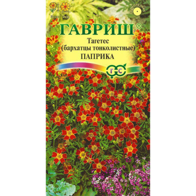 Изображение товара Бархатцы тонколистные Гавриш Паприка (Тагетес) 0,05 г Изображение товара Бархатцы тонколистные Гавриш Паприка (Тагетес) 0,05 г