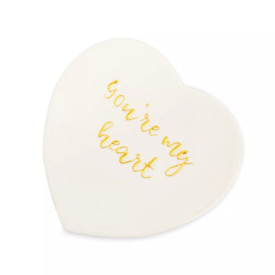 Изображение товара Подставка под кружку Anna Lafarg сердце надпись 13х9 см для горячих напитков