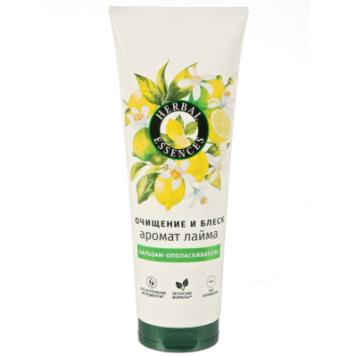 Изображение товара Бальзам-ополаскиватель Herbal Essences Очищение и блеск 250 мл с ароматом лайма