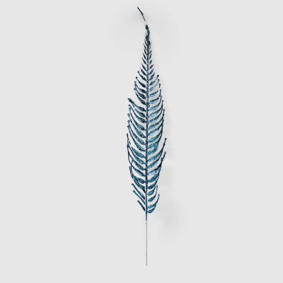 Изображение товара Декоративная ветка пальмы Конэко-О синяя 75 см искусственные цветы Изображение товара Декоративная ветка пальмы Конэко-О синяя 75 см искусственные цветы