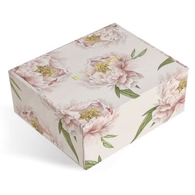 Изображение товара Подарочная коробка Be Smart Peony персиковая 23х26х12 см