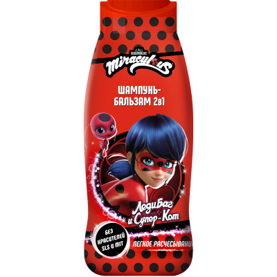 Изображение товара Детский шампунь-бальзам 2в 1 Чудесная Леди Баг 400 мл для мягких и послушных волос Изображение товара Детский шампунь-бальзам 2в 1 Чудесная Леди Баг 400 мл для мягких и послушных волос