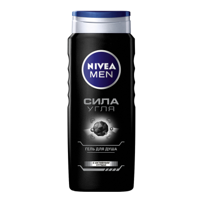 Изображение товара Гель для душа Nivea Сила угля 500 мл для мужчин Изображение товара Гель для душа Nivea Сила угля 500 мл для мужчин