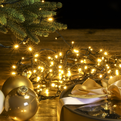 Изображение товара Электрогирлянда новогодняя Reason 50 LED 300х40 см без стартового шнура