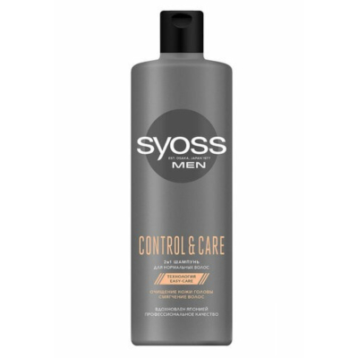 Изображение товара Шампунь-бальзам Syoss Men Control&Care 2 в 1 для нормальных волос 500 мл Изображение товара Шампунь-бальзам Syoss Men Control&Care 2 в 1 для нормальных волос 500 мл