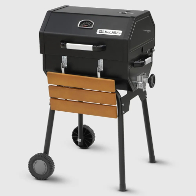 Изображение товара Угольный гриль-барбекю Guruss BBQ CG-050 черный, сталь, 50х40 см