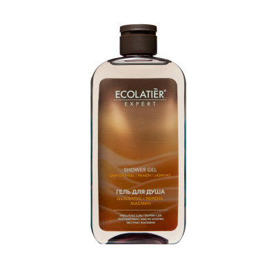 Изображение товара Гель для душа Ecolatier Expert с ароматами персика и жасмина Изображение товара Гель для душа Ecolatier Expert с ароматами персика и жасмина
