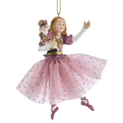 Изображение товара Игрушка елочная Kurt S. Adler девочка с щелкунчиком 12см Е0311