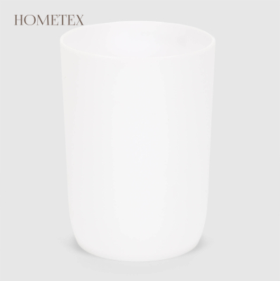 Изображение товара Стакан для зубных щёток Hometex из полипропилена, белый Изображение товара Стакан для зубных щёток Hometex из полипропилена, белый