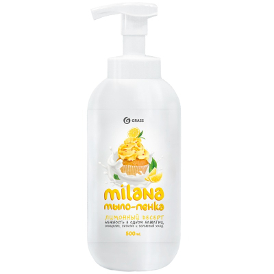 Изображение товара Мыло-пенка Grass Milana с ароматом лимонного пирога 500мл