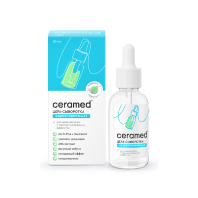Изображение товара Цера-сыворотка для лица Ceramed с ниацинамидом и цинком 30 мл Изображение товара Цера-сыворотка для лица Ceramed с ниацинамидом и цинком 30 мл