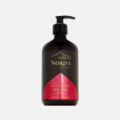 Изображение товара Крем-мыло жидкое Nord's Secret Lost Cherry 500 мл с ароматом черешни Изображение товара Крем-мыло жидкое Nord's Secret Lost Cherry 500 мл с ароматом черешни
