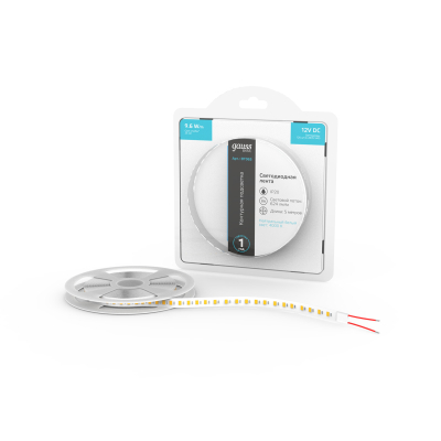 Изображение товара Лента LED Gauss Basic 2835/120 12V 5м, IP20, 624lm/m