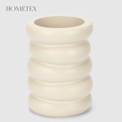 Изображение товара Стакан для зубных щёток Hometex Клетка, белый