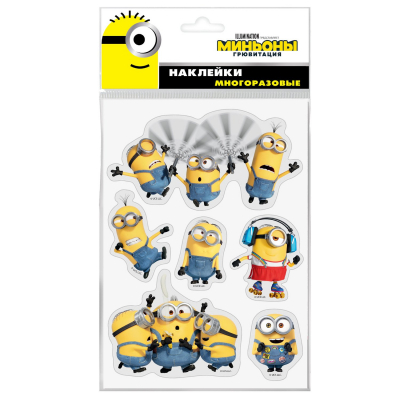 Изображение товара Гелевые наклейки ND Play с Миньонами для детей и взрослых