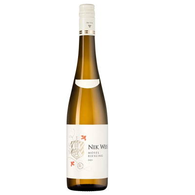 Изображение товара Вино белое полусухое Nik Weis, Riesling Mosel Dry, 2021  0.75