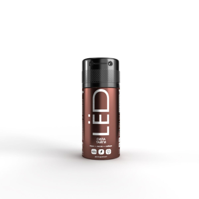 Изображение товара Дезодорант-спрей LED мужской сила тайги 150 мл - надежная защита от запаха