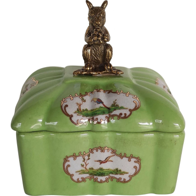 Изображение товара Шкатулка Glasar с белкой 10x9x12 см