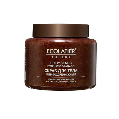 Изображение товара Скраб для тела Ecolatier Expert Лимфодренажный 450 г Изображение товара Скраб для тела Ecolatier Expert Лимфодренажный 450 г
