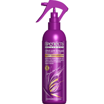 Изображение товара Спрей для укладки волос Прелесть Professional Эффект ламинирования 225 мл
