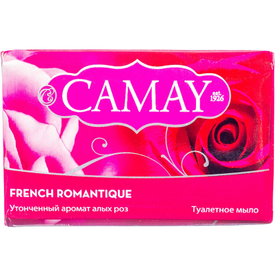 Изображение товара Мыло Camay French Romantique 85 г с ароматом романтики и глицерином Изображение товара Мыло Camay French Romantique 85 г с ароматом романтики и глицерином